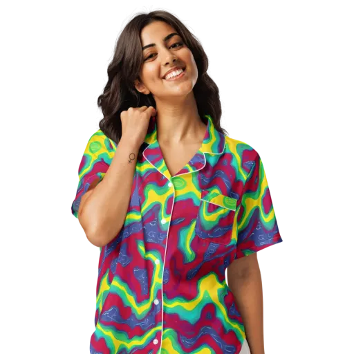 Voltage Valley on a Women's Short Sleeve Pajama Top