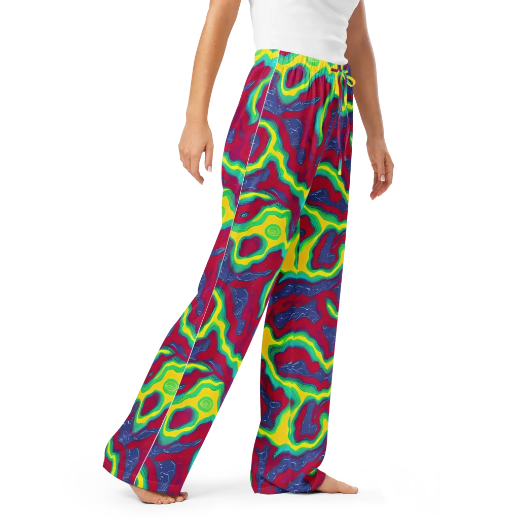 Voltage Valley on Women's Pajama Pants — Right Front