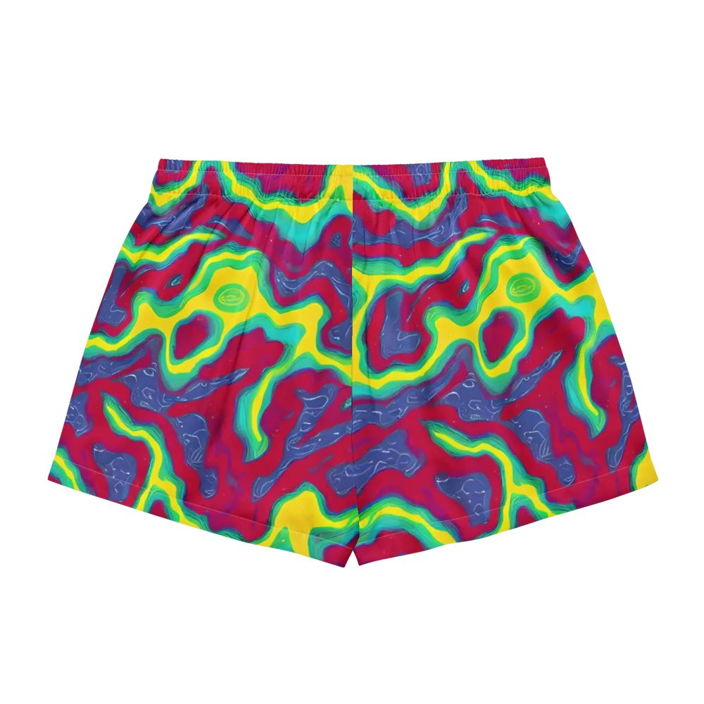 Voltage Valley on Women's Pajama Shorts — Back