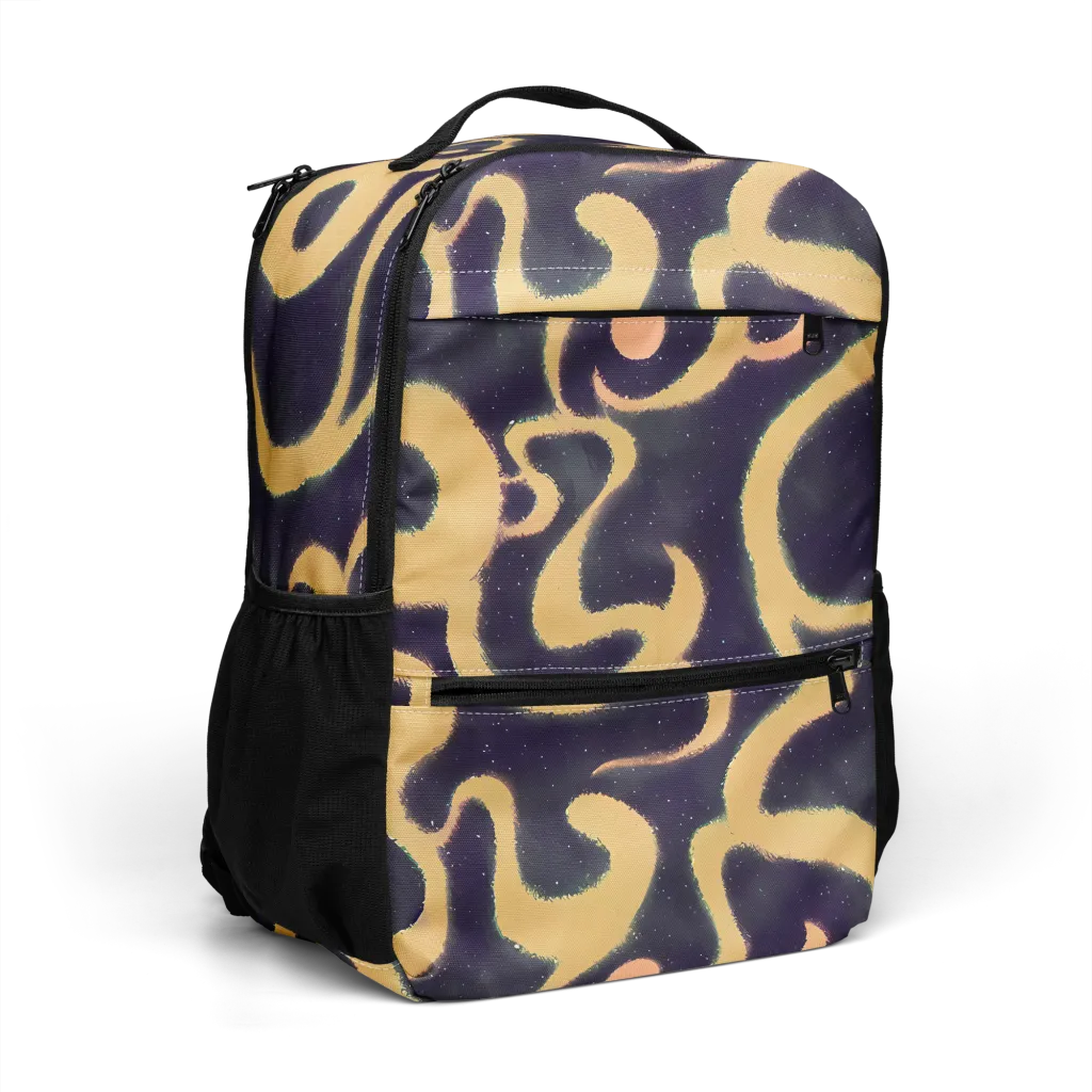 Midnight Ouroboros on Utility Backpack — Right Front