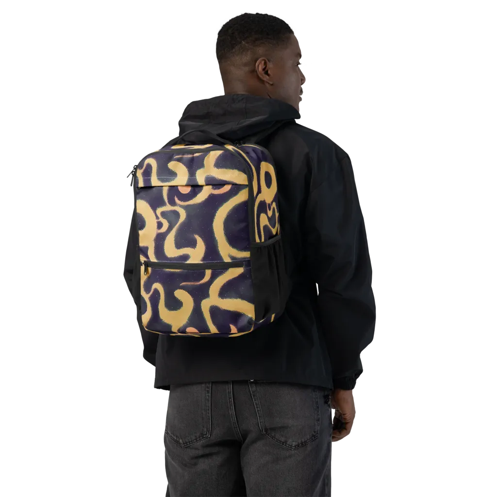 Midnight Ouroboros on Utility Backpack — Back