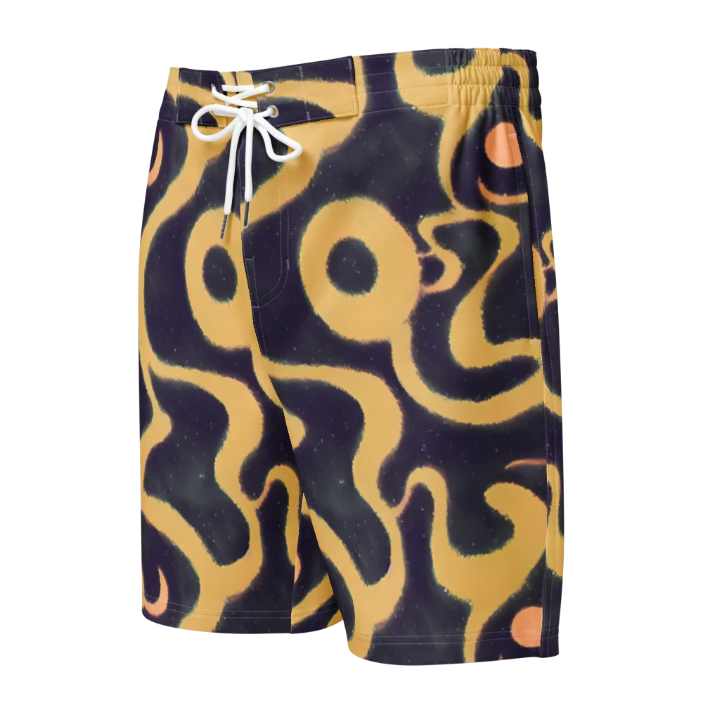 Midnight Ouroboros on Men's Board Shorts — Front