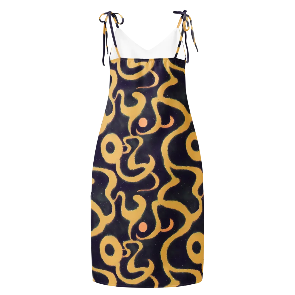 Midnight Ouroboros on Slip Dress — Back