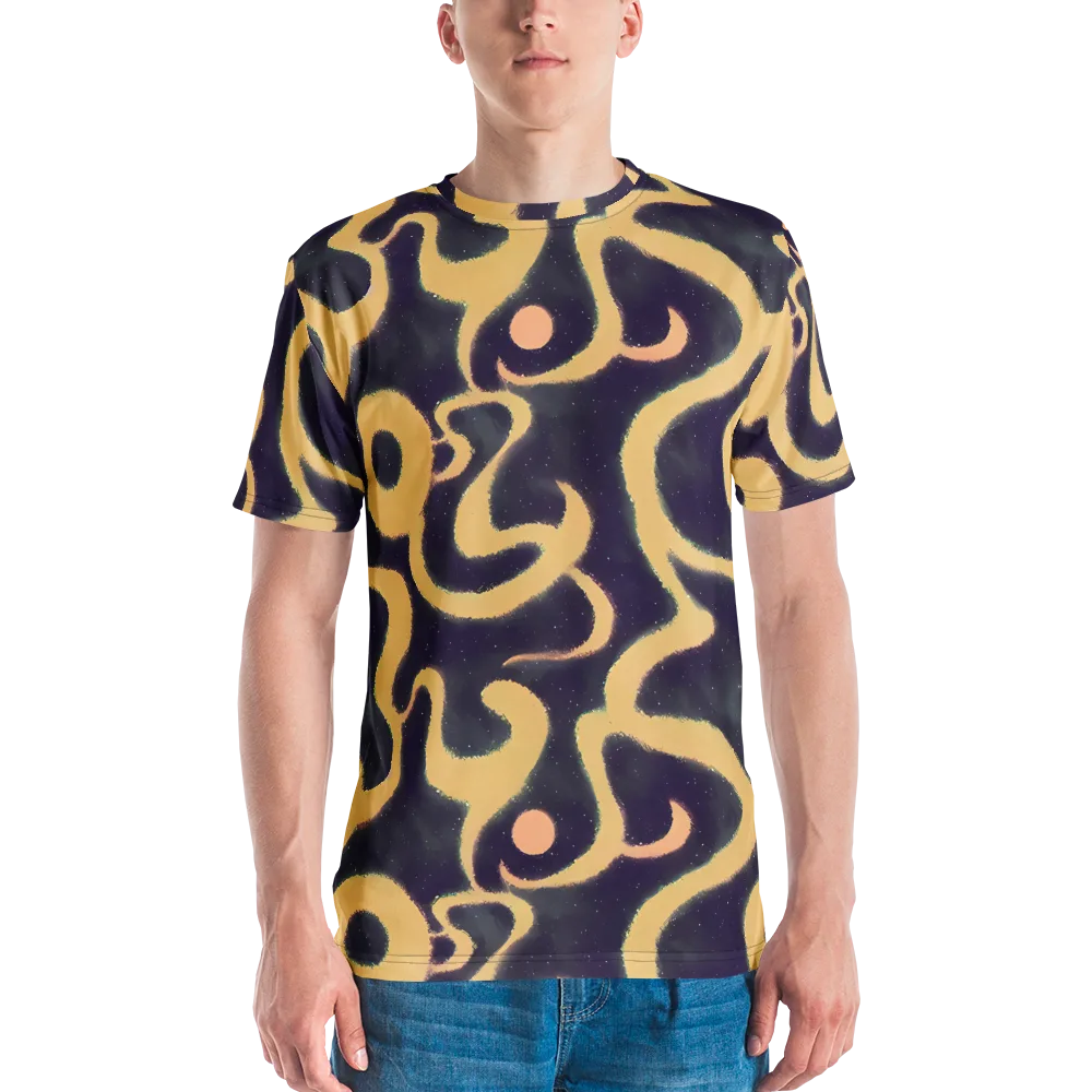 Midnight Ouroboros on Men's Crew Neck T-Shirt — Front