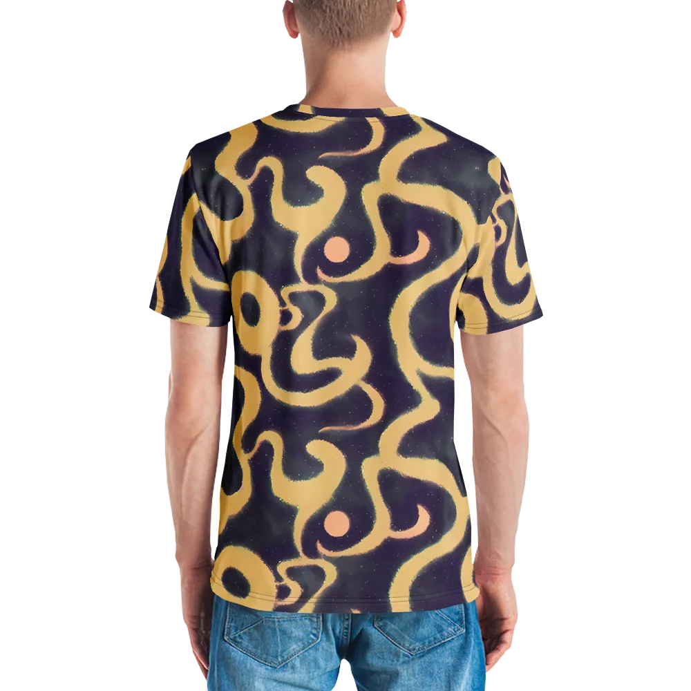 Midnight Ouroboros on Men's Crew Neck T-Shirt — Back