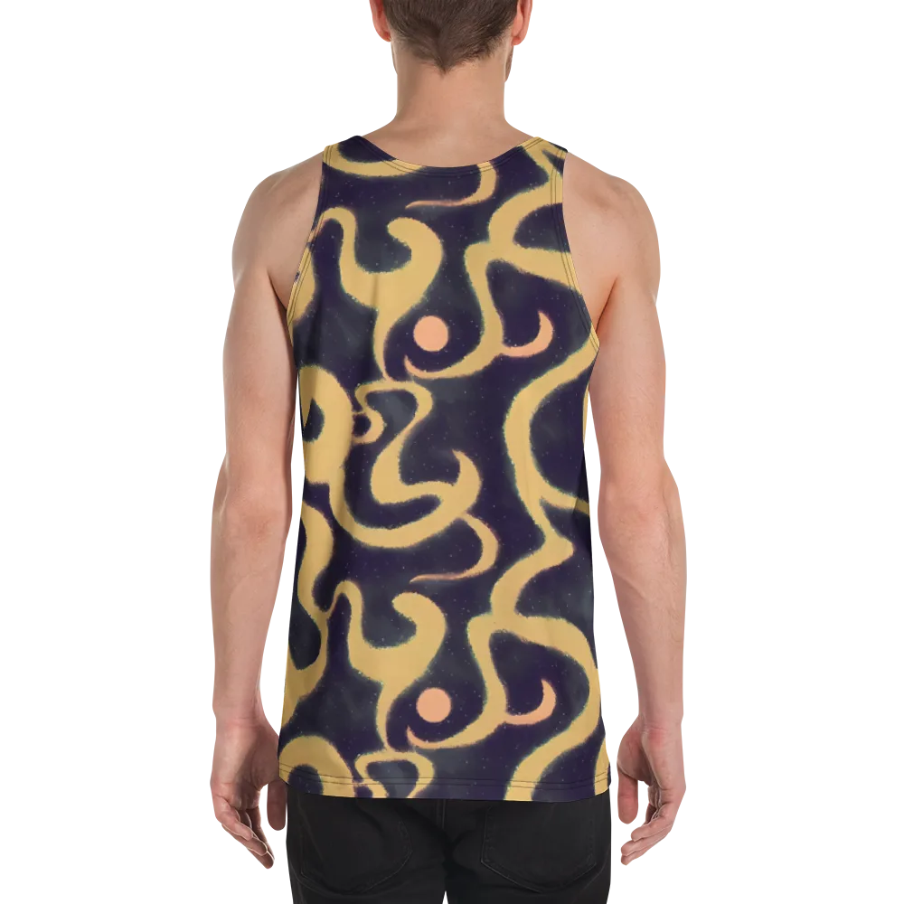 Midnight Ouroboros on Men's Tank Top — Back
