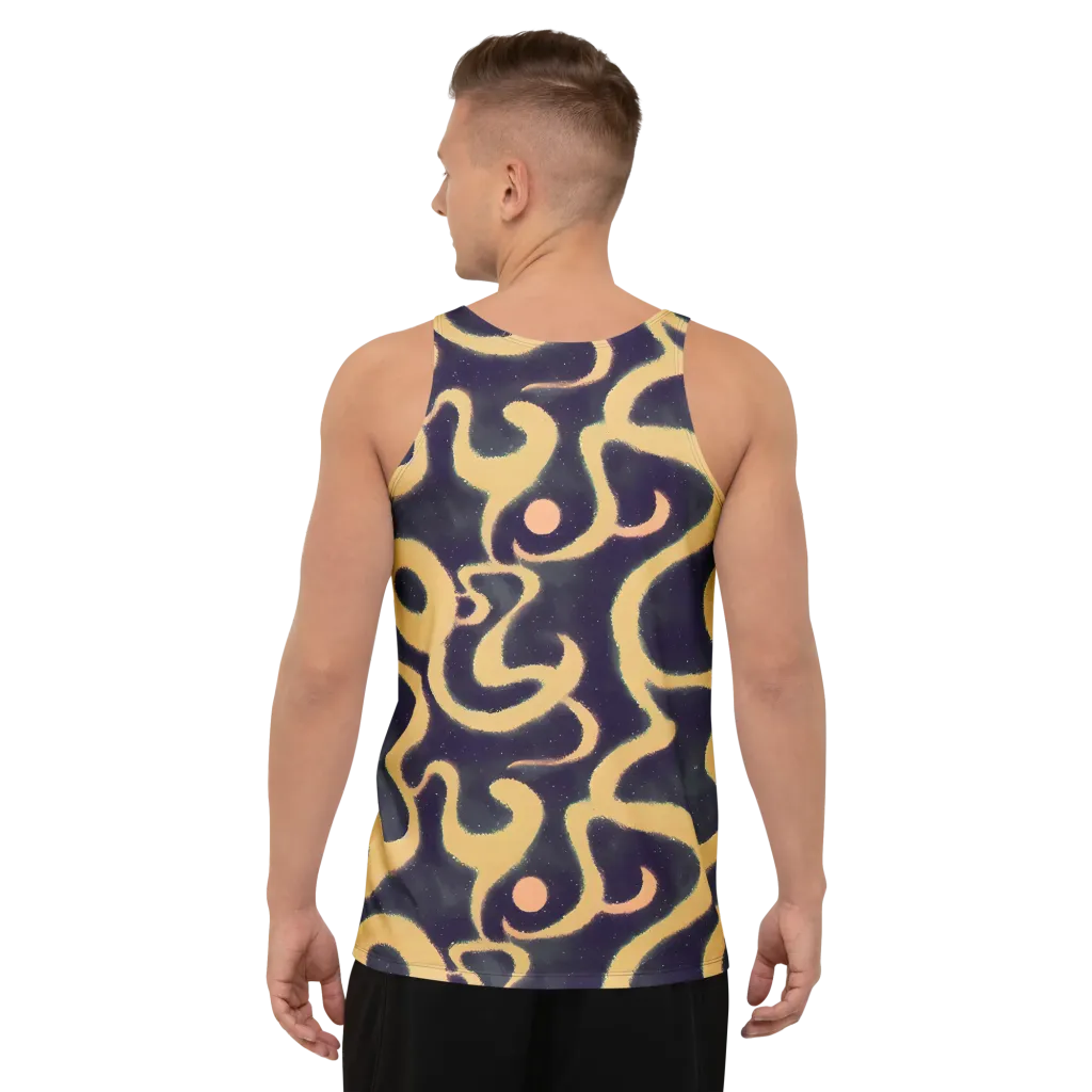 Midnight Ouroboros on Men's Tank Top — Back