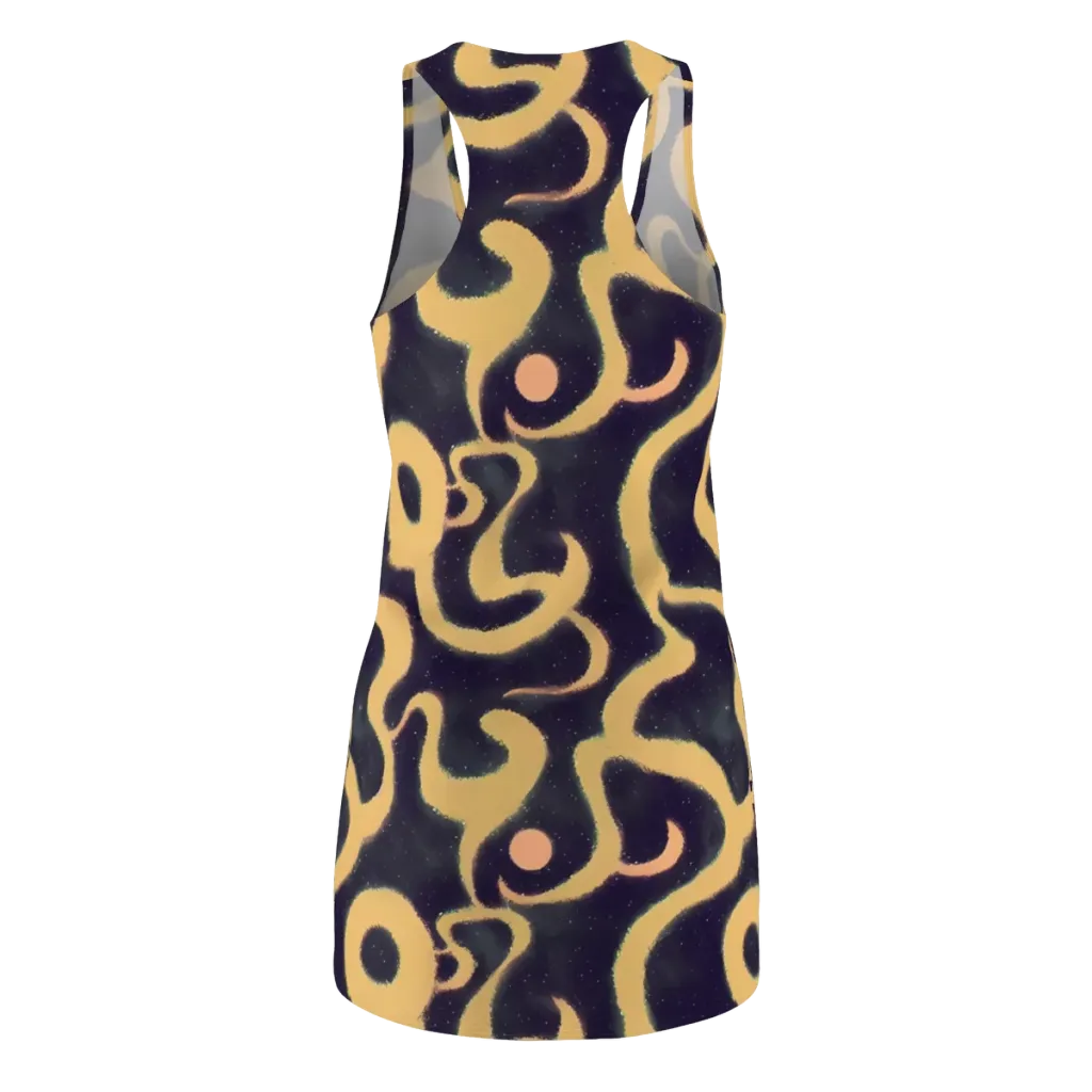 Midnight Ouroboros on Racerback Dress — Back