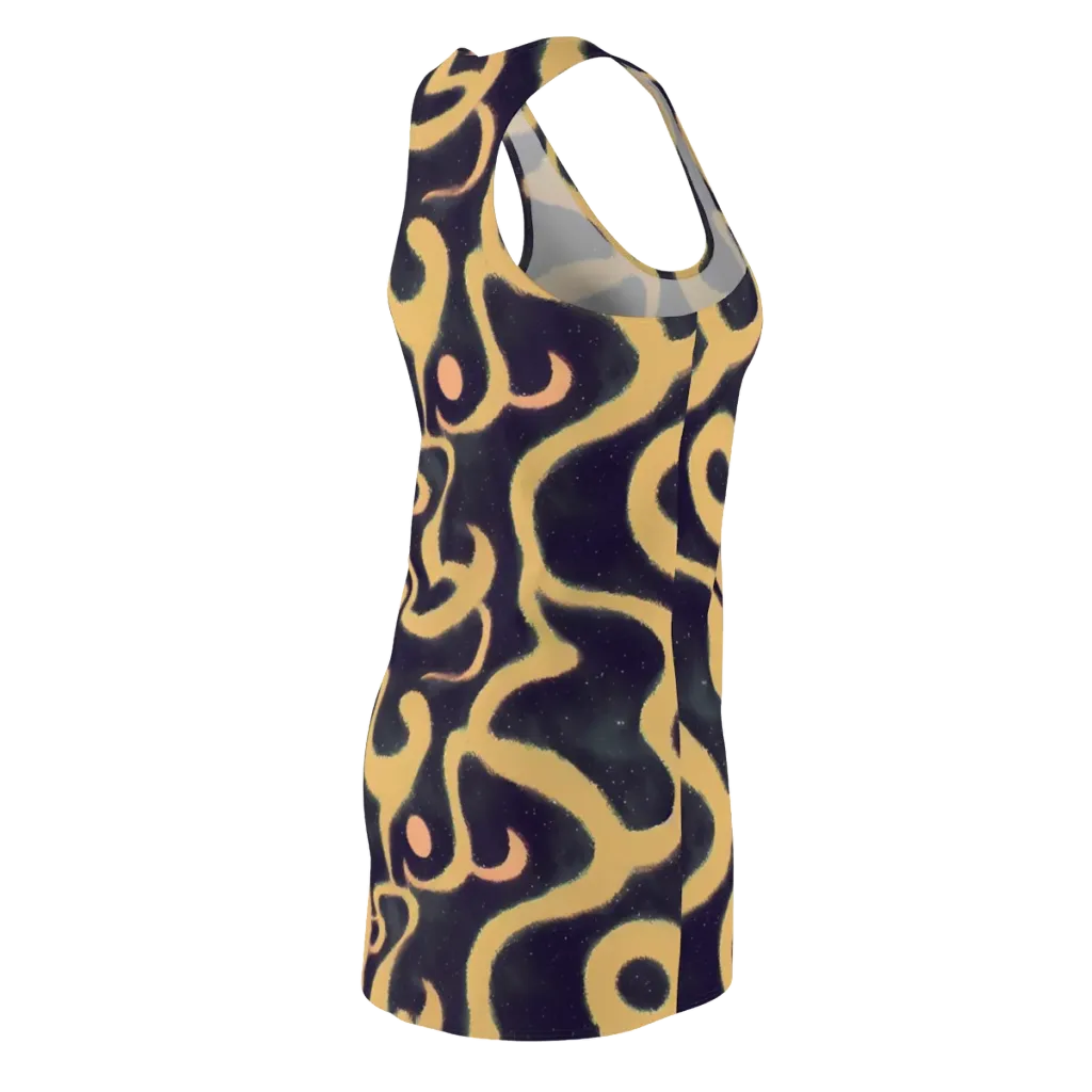 Midnight Ouroboros on Racerback Dress — Back Side