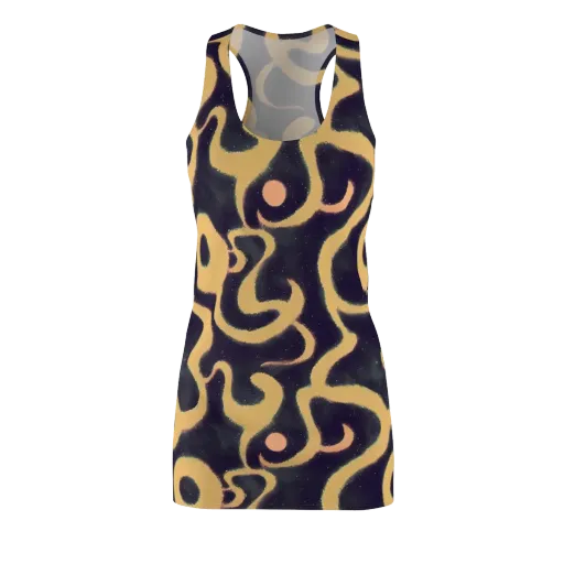 Midnight Ouroboros on a Racerback Dress