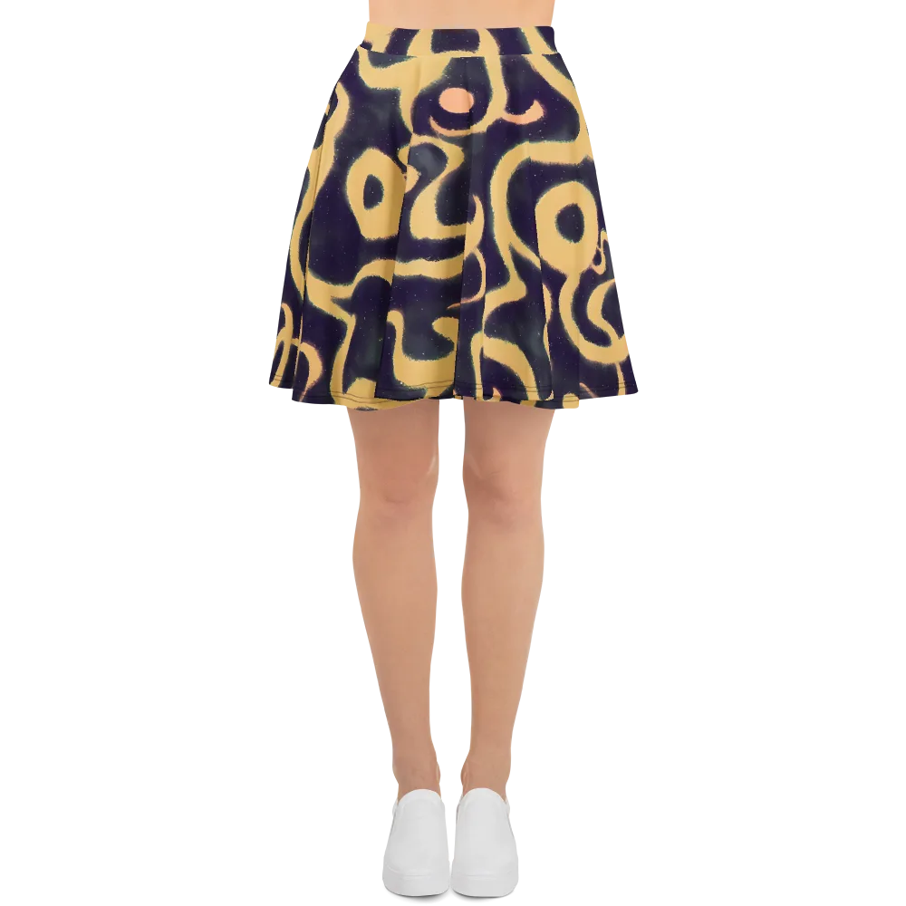 Midnight Ouroboros on Skater Skirt — Front