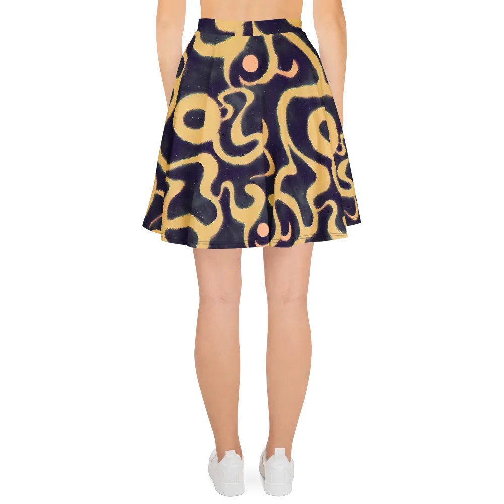 Midnight Ouroboros on Skater Skirt — Back