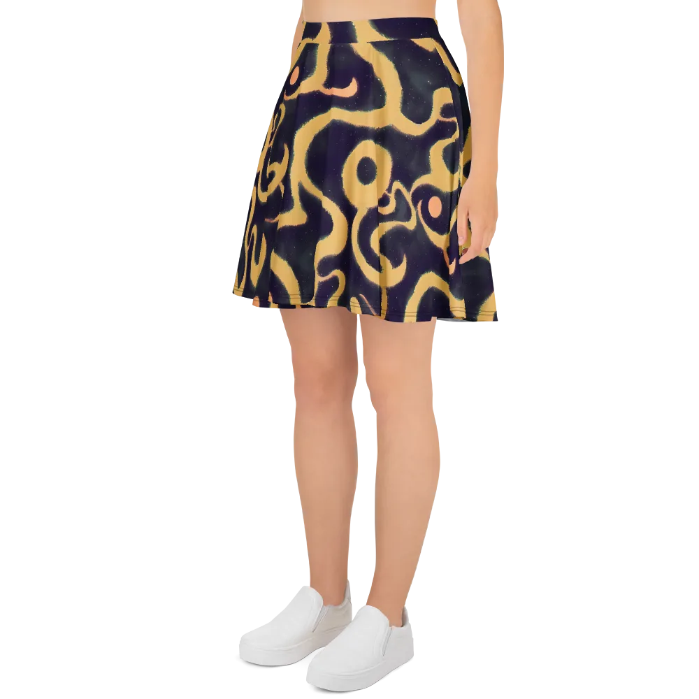 Midnight Ouroboros on Skater Skirt — Left
