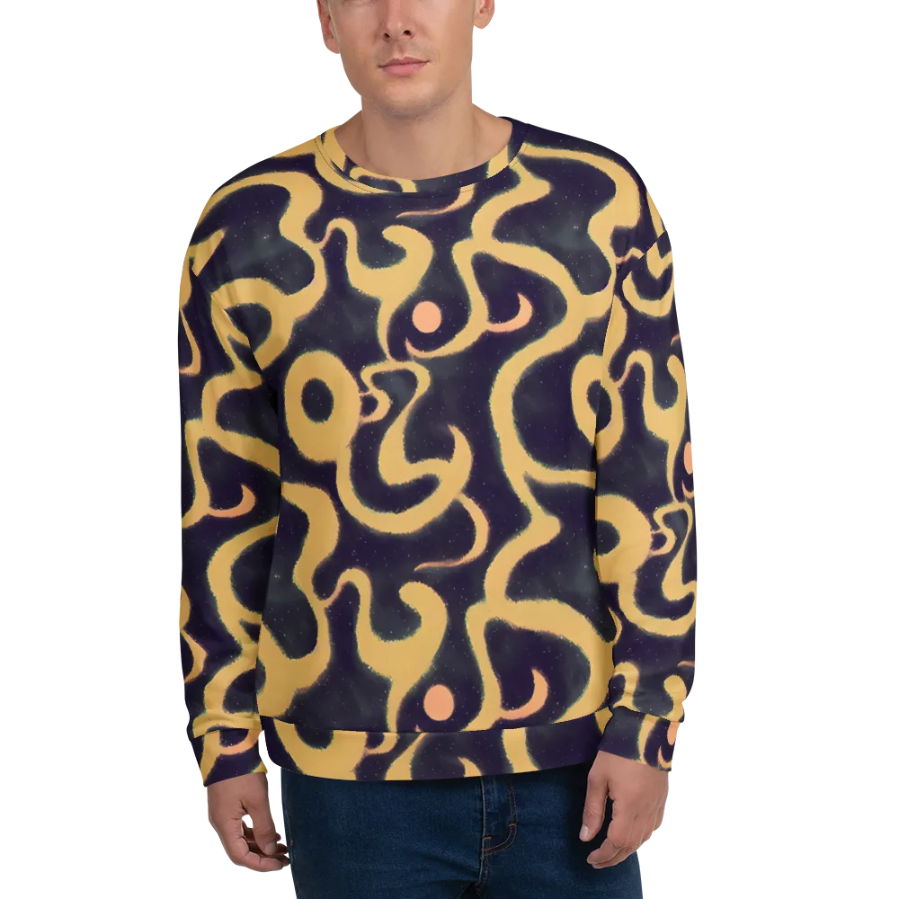 Midnight Ouroboros on Sweatshirt — Front