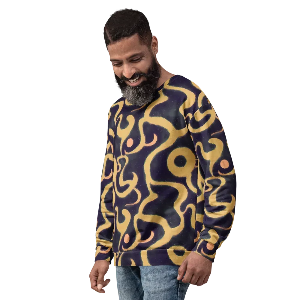 Midnight Ouroboros on Sweatshirt — Left Front