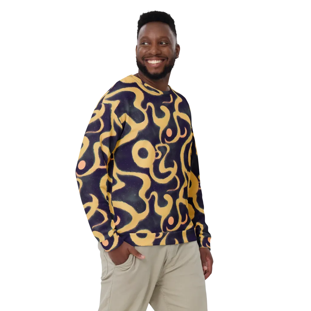 Midnight Ouroboros on Sweatshirt — Front