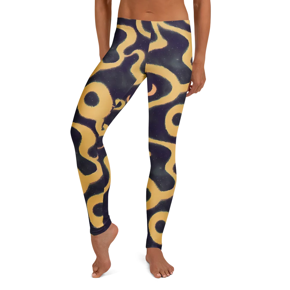 Midnight Ouroboros on Leggings — Front