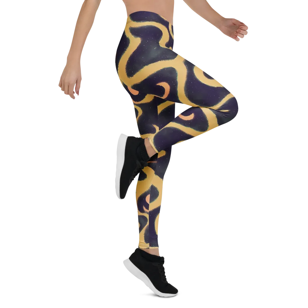 Midnight Ouroboros on Leggings — Right