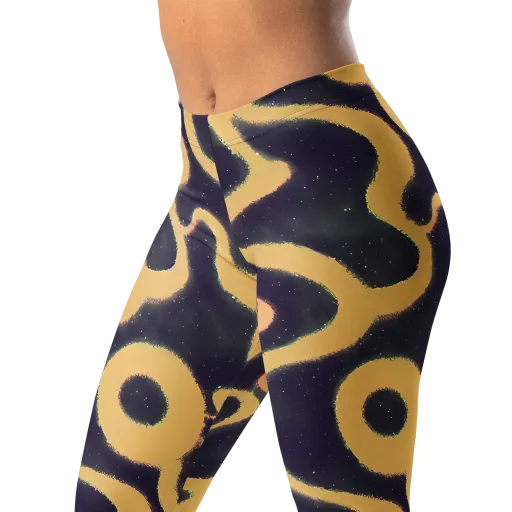 Midnight Ouroboros on a Leggings