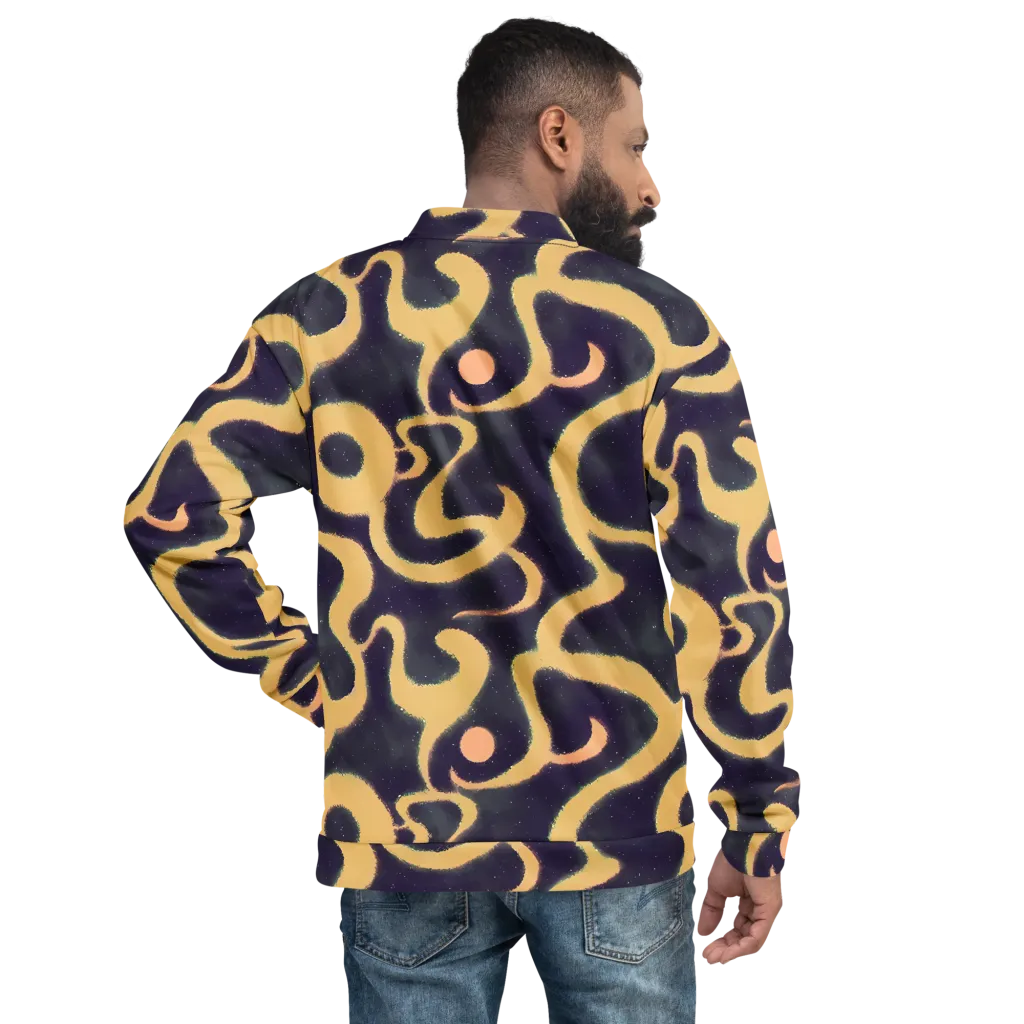 Midnight Ouroboros on Bomber Jacket — Back
