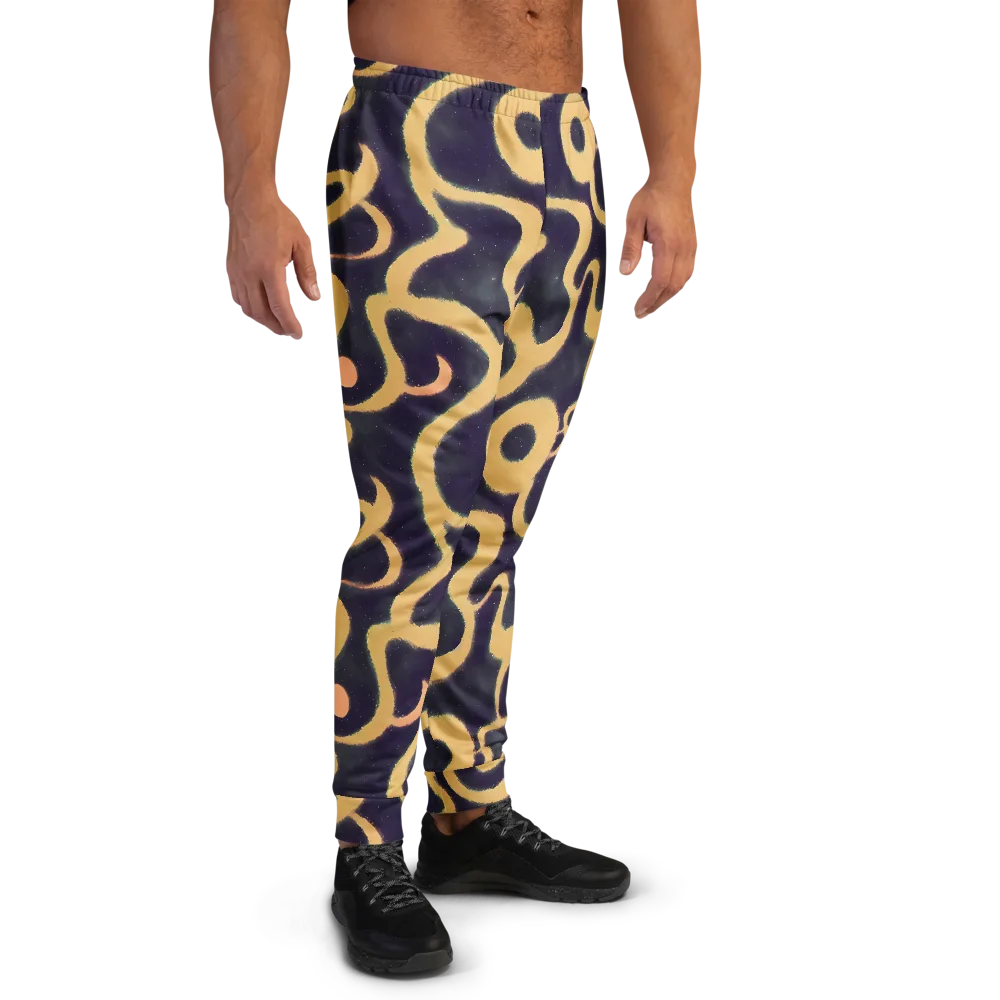 Midnight Ouroboros on Men's Joggers — Right