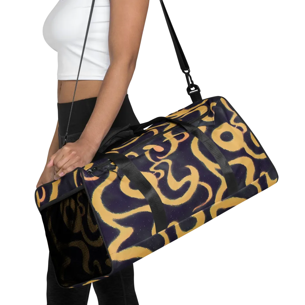 Midnight Ouroboros on Duffle Bag — Front