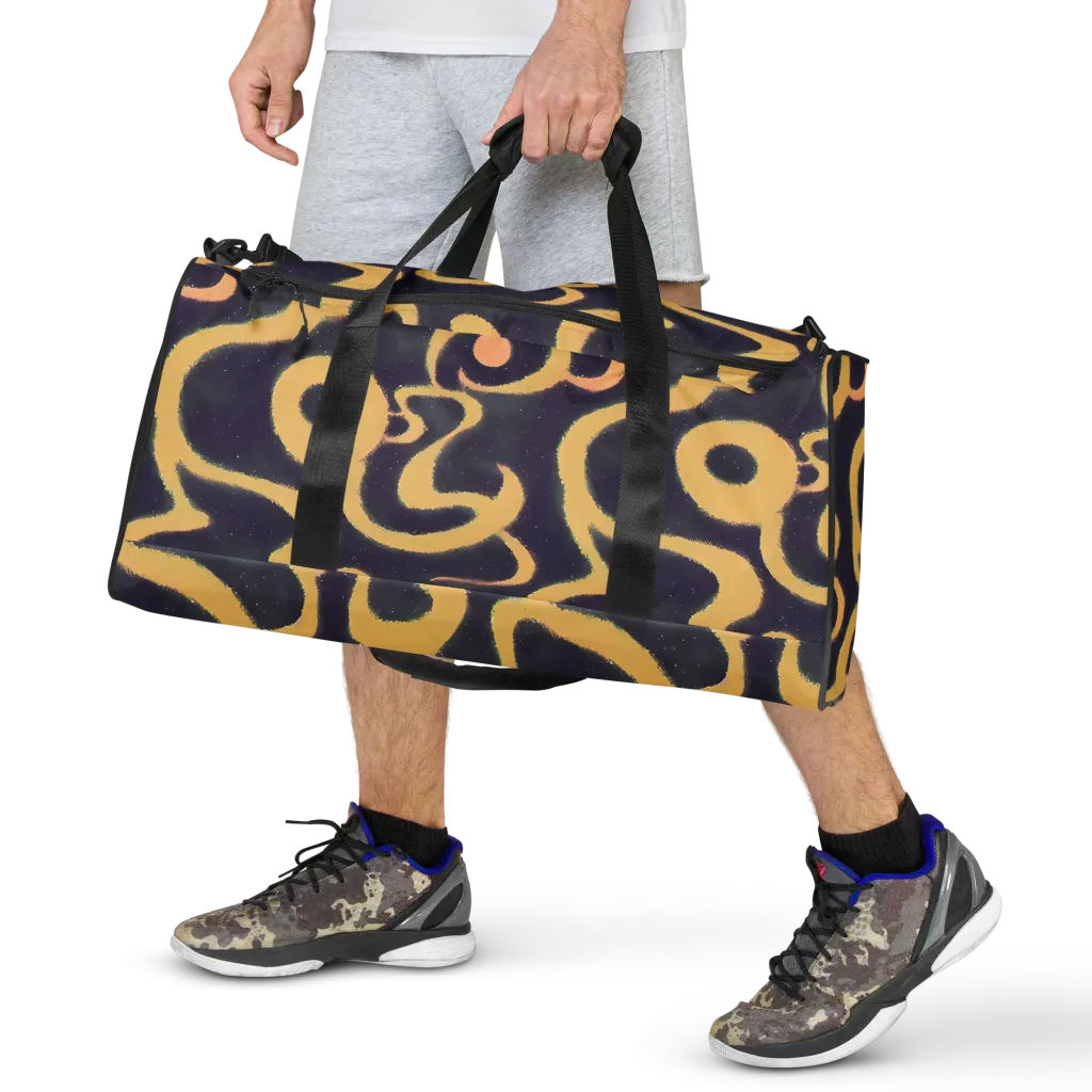 Midnight Ouroboros on Duffle Bag — Front