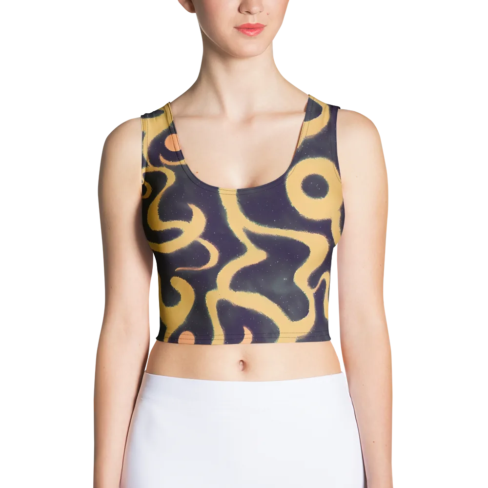 Midnight Ouroboros on Crop Top — Front