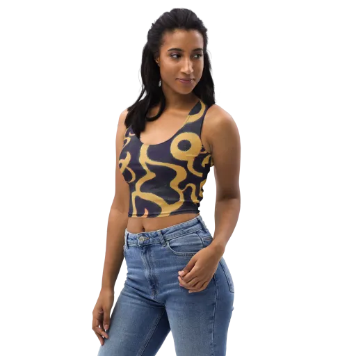 Midnight Ouroboros on a Crop Top