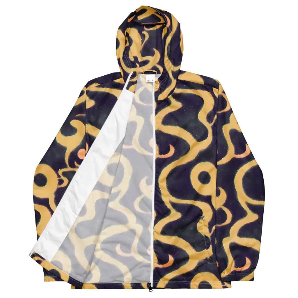 Midnight Ouroboros on Men's Windbreaker — Front