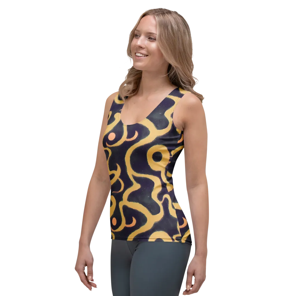Midnight Ouroboros on Women's Tank Top — Left Front