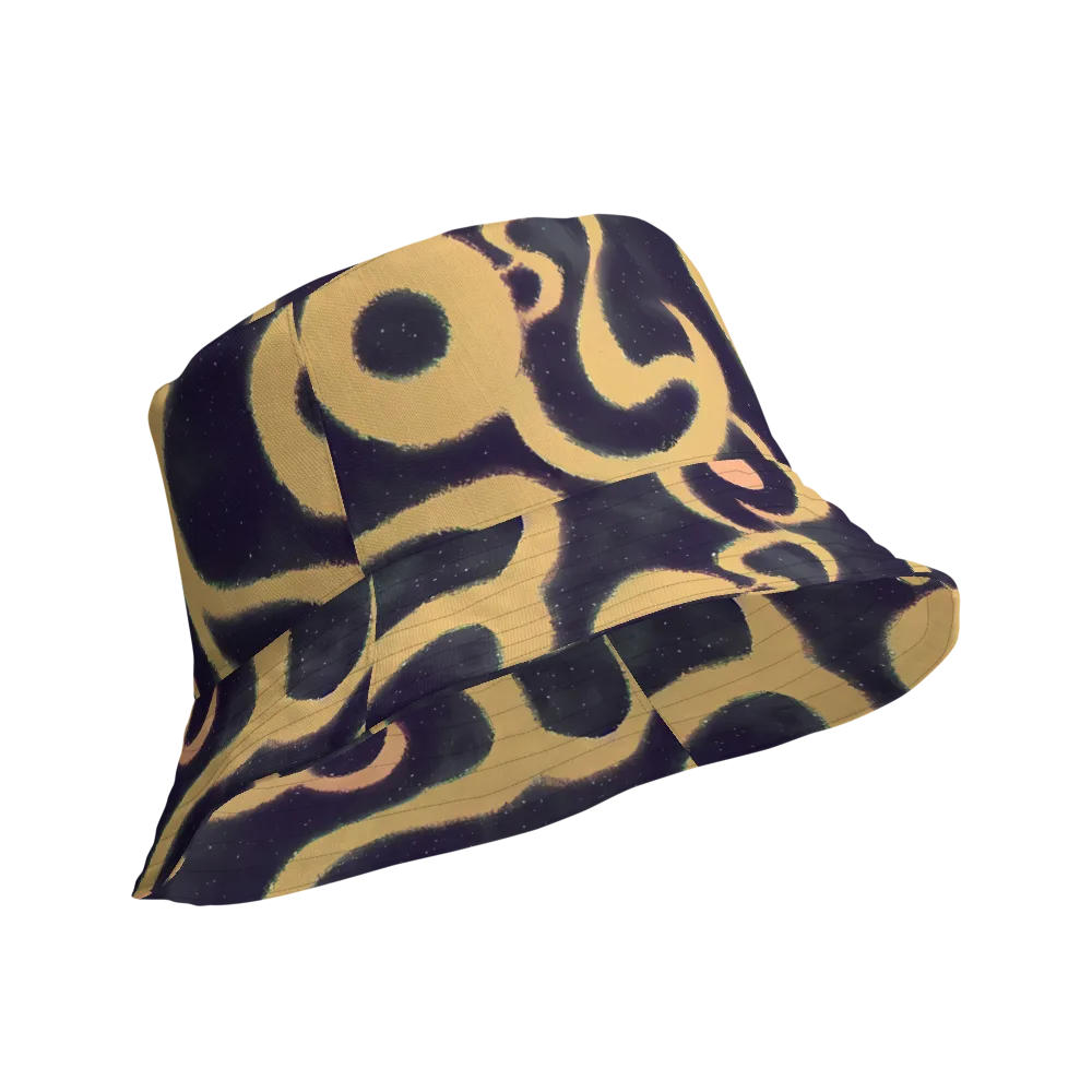 Midnight Ouroboros on Reversible Bucket Hat — Product details Outside