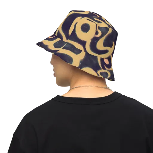 Midnight Ouroboros on a Reversible Bucket Hat