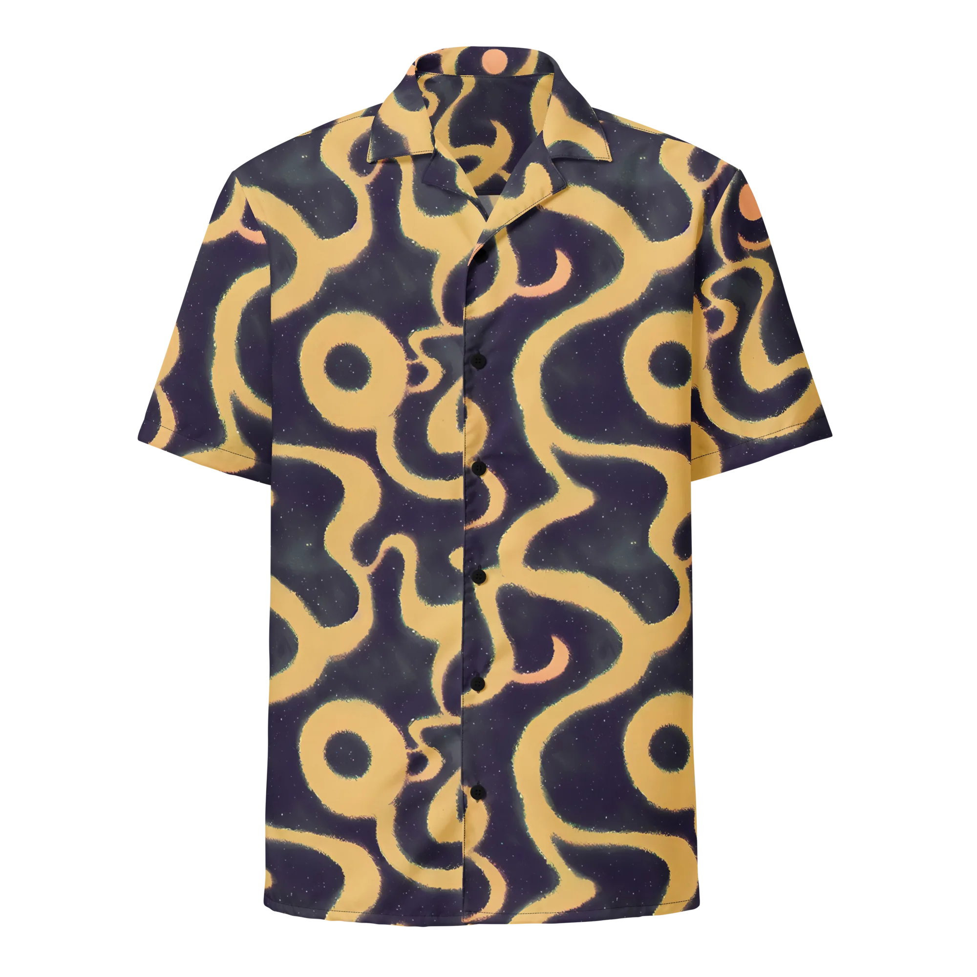 Midnight Ouroboros on Button Shirt — Front