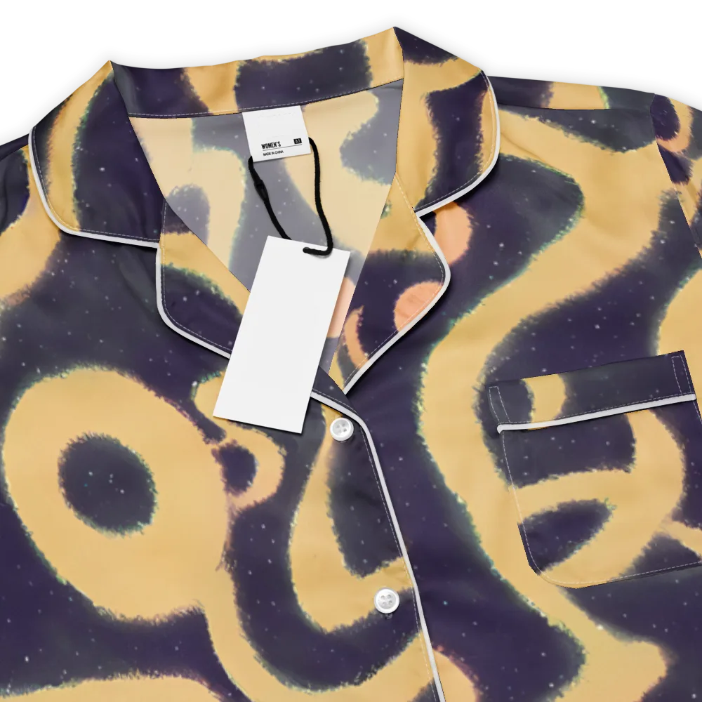 Midnight Ouroboros on Women's Short Sleeve Pajama Top — Product details