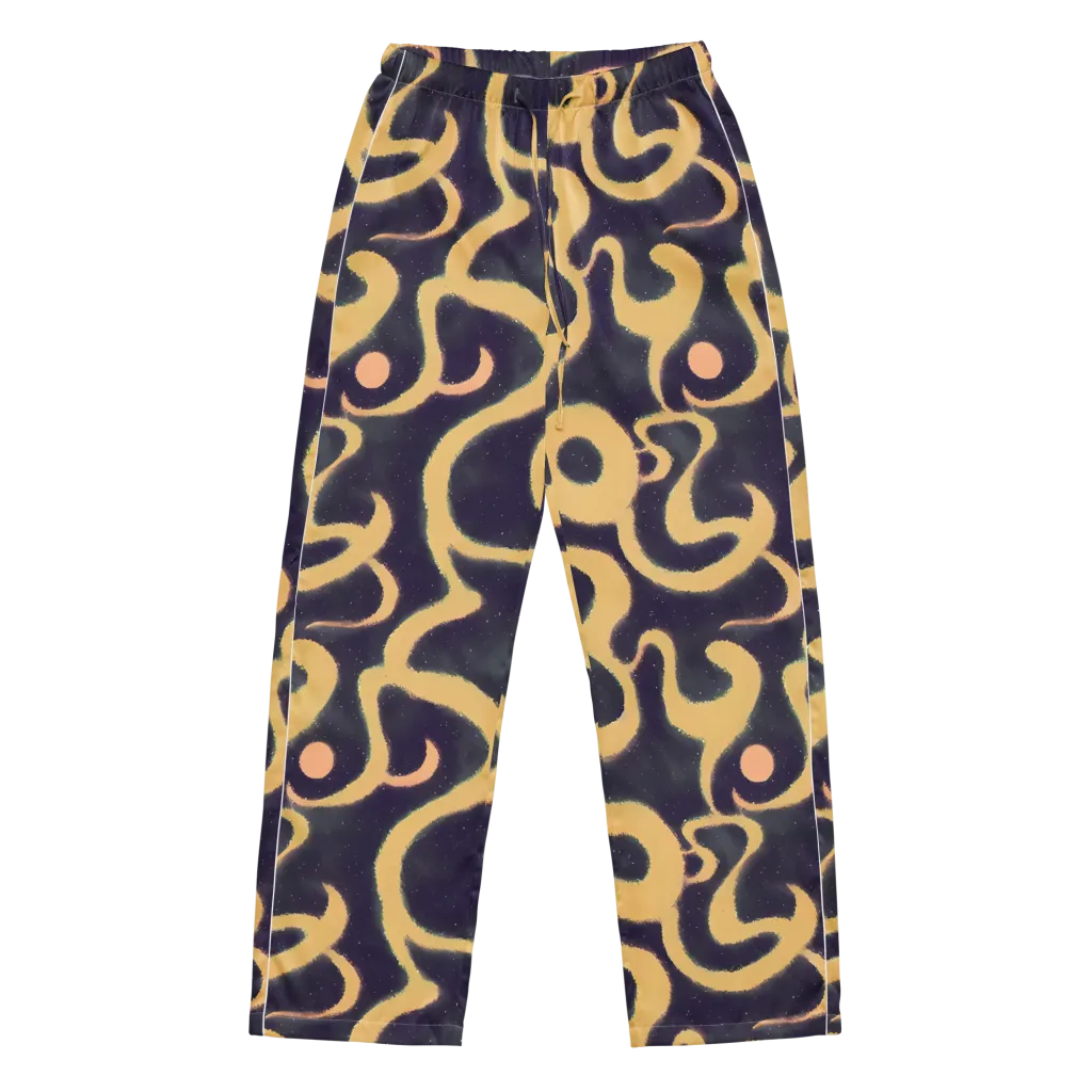 Midnight Ouroboros on Women's Pajama Pants — Front