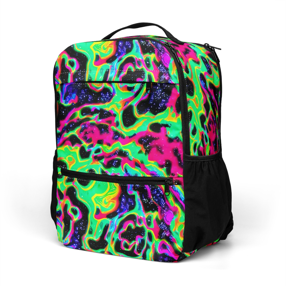 Galactic Ooze on Utility Backpack — Left Front