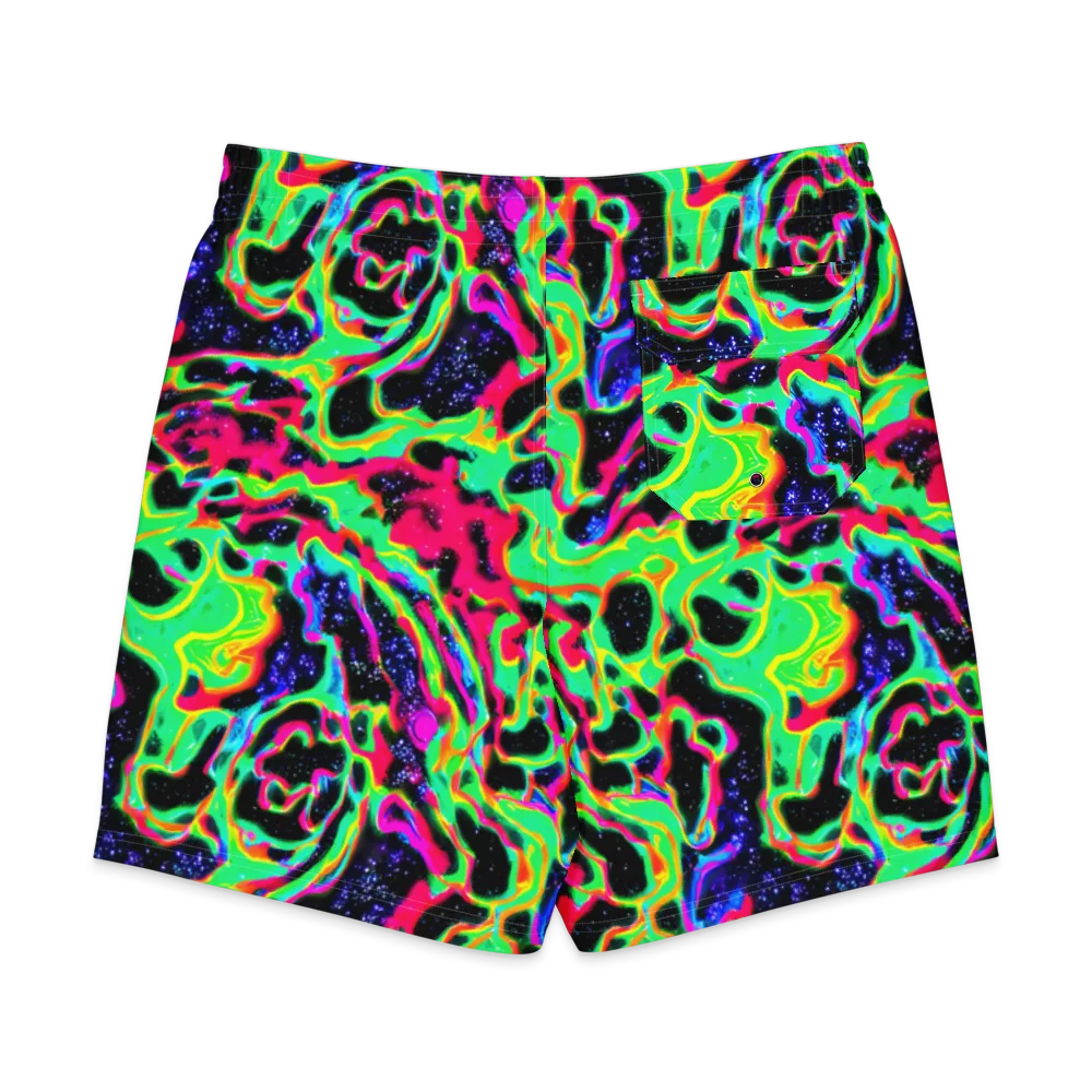 Galactic Ooze on Men's Board Shorts — Back