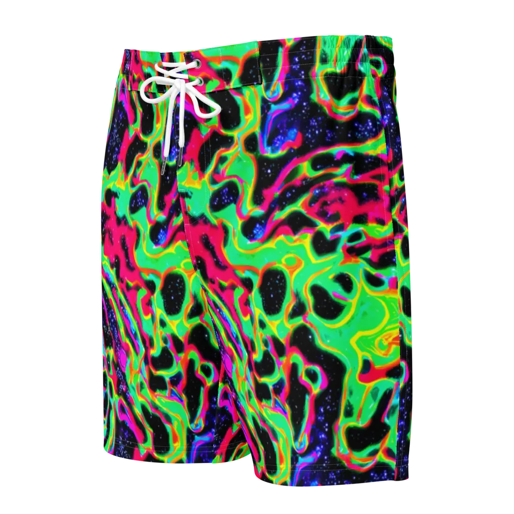 Galactic Ooze on Men's Board Shorts — Front