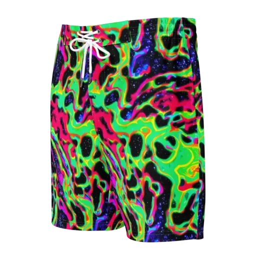 Galactic Ooze on a Men's Board Shorts