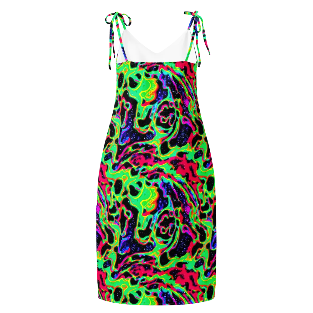 Galactic Ooze on Slip Dress — Back