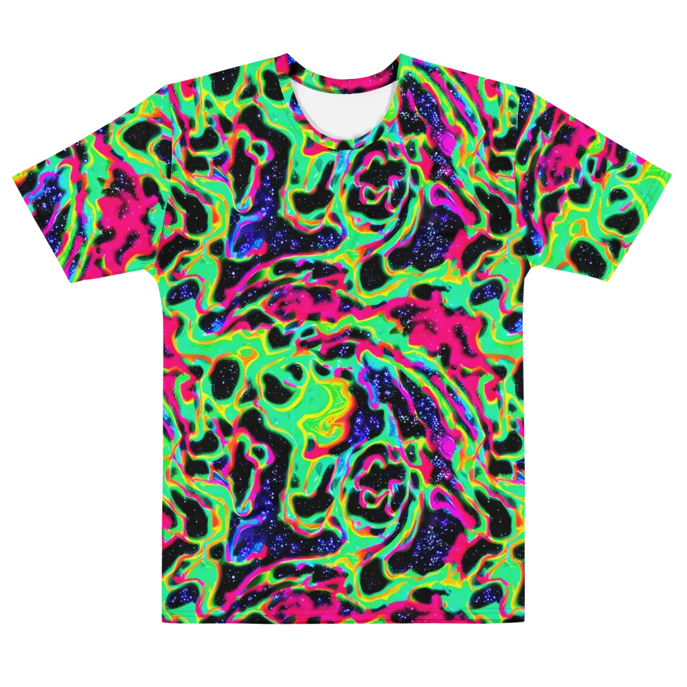 Galactic Ooze on Men's Cotton Crew Neck T-Shirt — Front