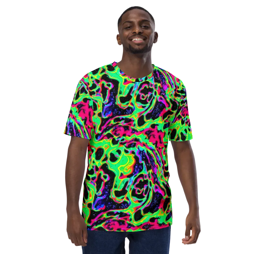 Galactic Ooze on Men's Crew Neck T-Shirt — Front