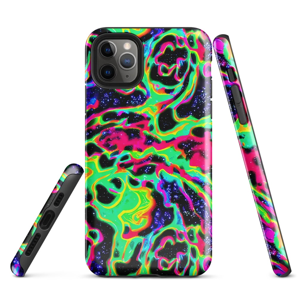 Galactic Ooze on Tough Case for iPhone® — Front