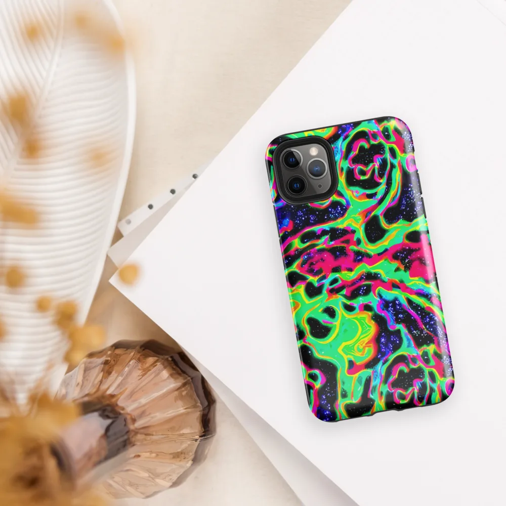 Galactic Ooze on Tough Case for iPhone® — Front
