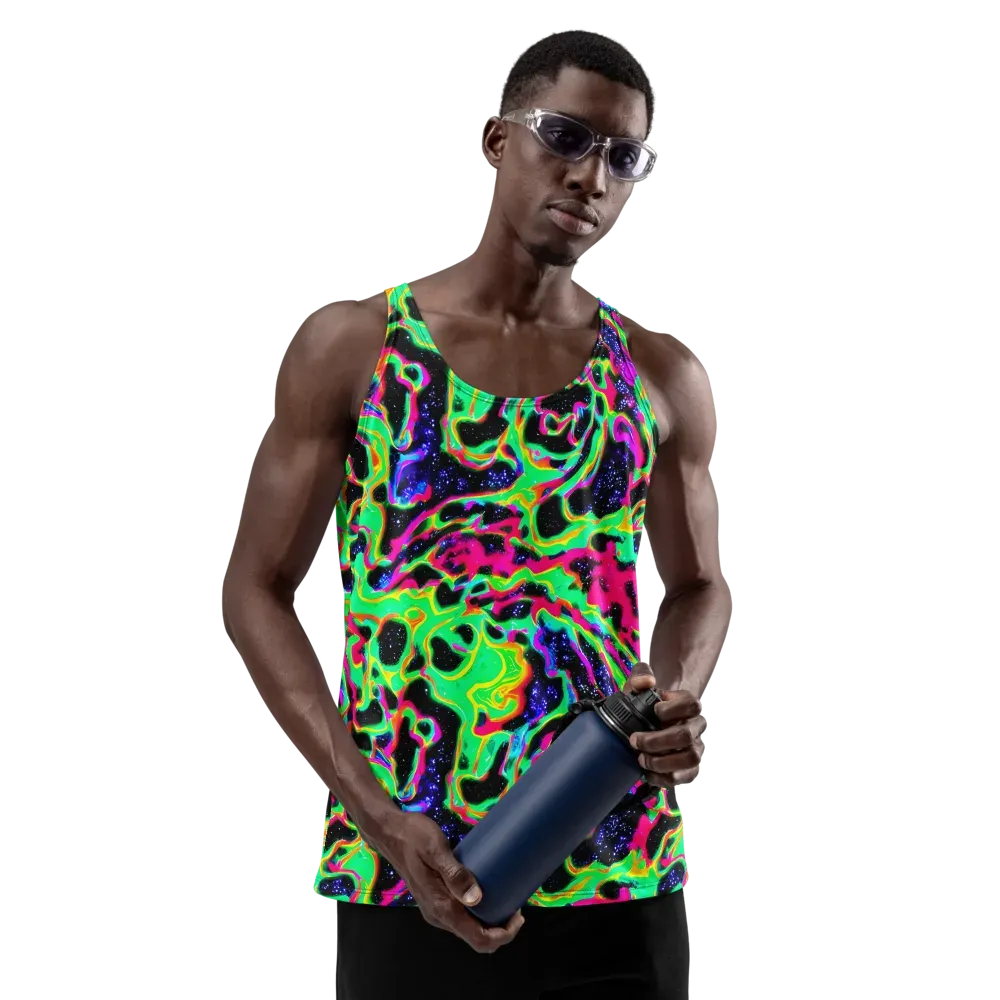 Galactic Ooze on Men's Tank Top — Front