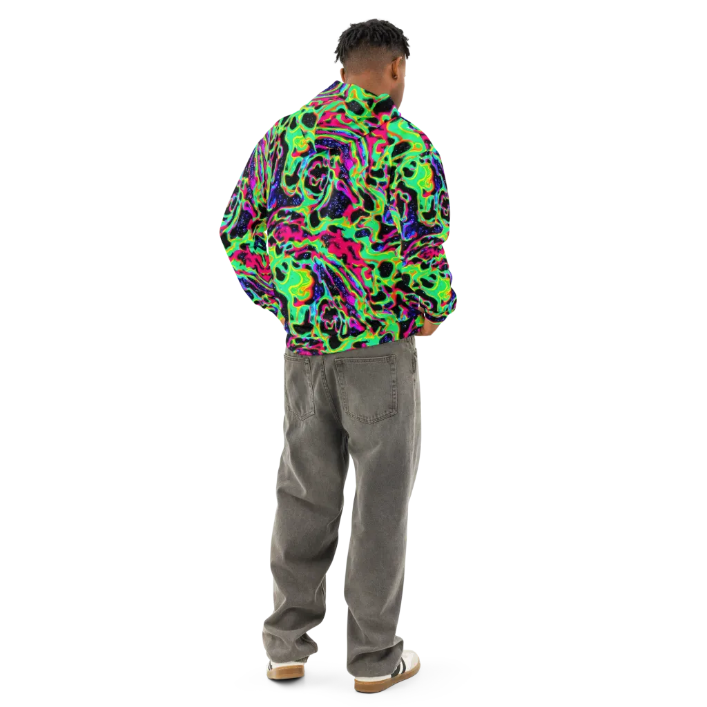 Galactic Ooze on Cotton Hoodie — Back