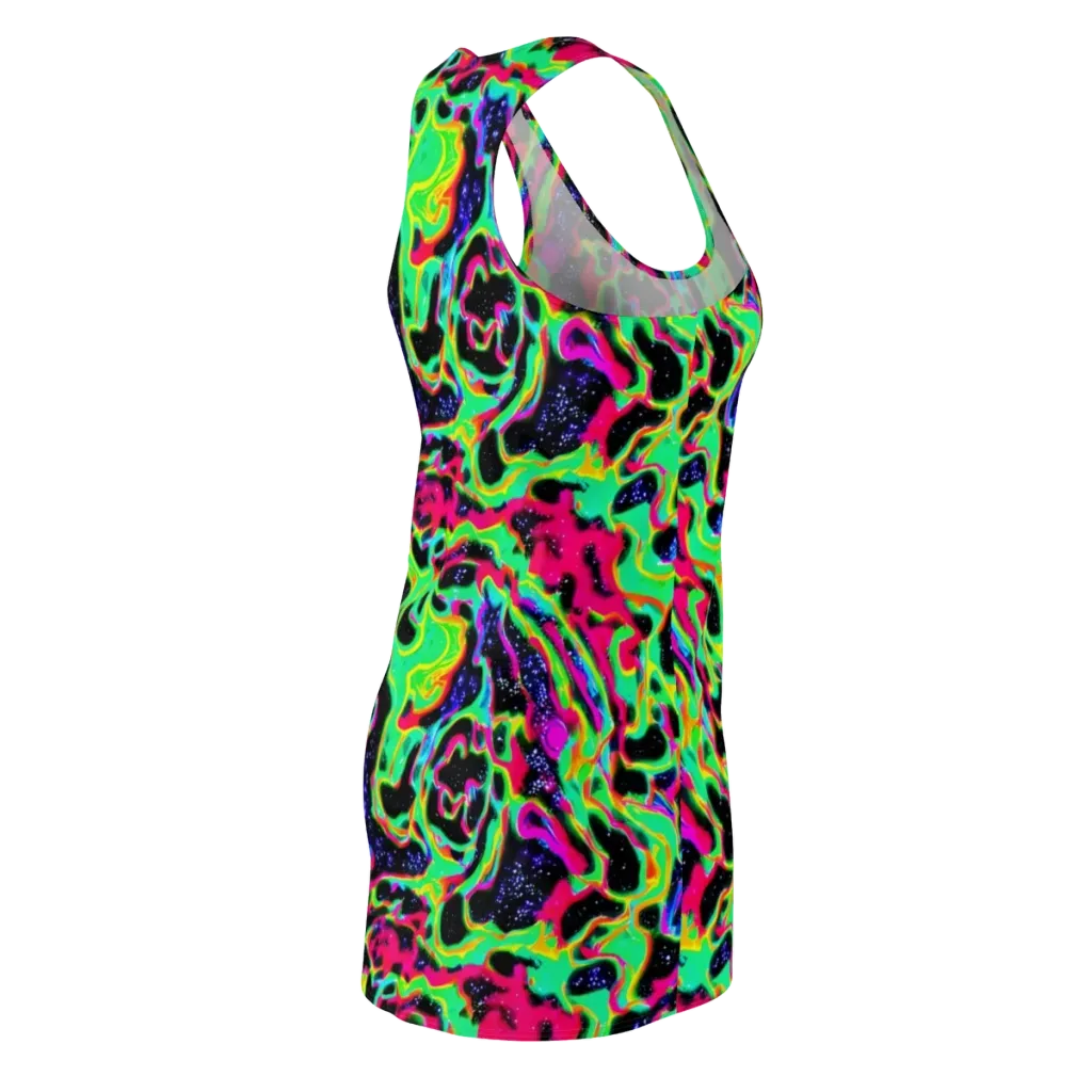 Galactic Ooze on Racerback Dress — Back Side