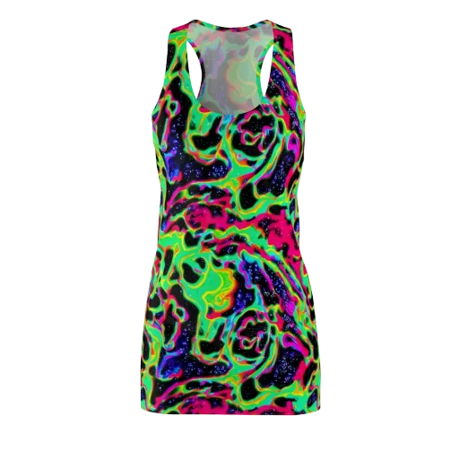Galactic Ooze on a Racerback Dress