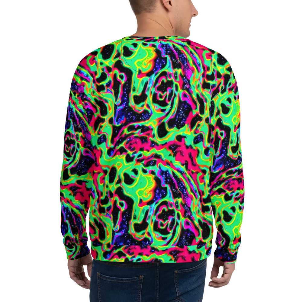 Galactic Ooze on Sweatshirt — Back